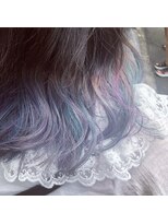 ビヨンドイー(beyond E)&nbsp;ハイトーン裾カラーユニコーンカラー