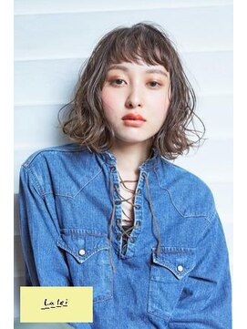 ラレイ(Lalei) 表参道駅/青山 ラフパーマ×ボブ 辻幸奈