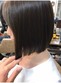 前下がりボブ_マニッシュショート,ネイビーカラー,フレンチボブ