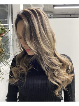 レディアル 大宮(REDEAL) 【REDEAL大宮】エアータッチバレイヤージュ[ハイライトメッシュ]