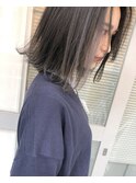 *透明感◎暗髪パールグレー*