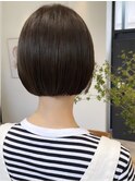 ぱつっとボブで可愛く垢抜ける☆