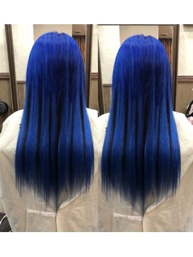 ディー エメ(D-aimer-) 【MAi】ブルー×ブラックエクステ