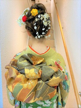 矢島美容室 荻窪店 成人式当日料金【ヘアメイク着付け】44000円