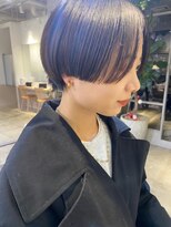 フィルムス 田町芝浦(FILMS)&nbsp;ラベンダーミルクティー/暗めカラー/ブリーチなし/ボブ/田町