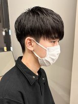 エルマーク(L-MARK) メンズマッシュツーブロック韓国カットメンズサロンスパイラル