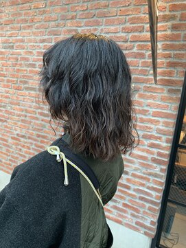 オーガニック アトリエ 大宮(organic+atelier) 20代30代40代くせ毛風パーマミルクティアッシュ透明感小顔