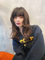 ヒュージ 三軒茶屋(huge)&nbsp;ウルフミディ/くるくるパーマ/スパイラルパーマ/モードヘア