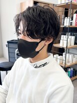 エルマーク 梅田(L-MARK)&nbsp;センターパート波巻きパーマスパイラルパーマツイストスパイラル