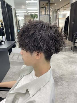 カンゴール サロン トウキョウ セントラル 原宿(KANGOL SALON TOKYO CENTRAL) ツイスパ×マッシュ