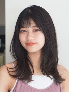 ガーデンヨコハマエスト(GARDEN YOKOHAMA est) フェミニンロング 似合わせカット メルティカラー 前髪