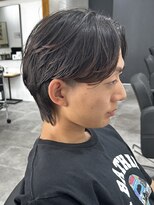 ヒュイル バイ ニアウ(Hwyl by Niau) メンズマッシュパーマニュアンスパーマスパイラルパーマ刈り上げ