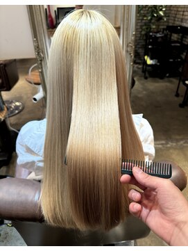 テラス 銀座(terrace) 酸性ストレート/髪質改善/ブリーチ/ハイトーン/20代/30代/銀座