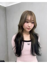 【レイヤーカット】韓国ヘア｜ワンカールで可愛く｜おすすめスタイリスト→高嶋 湧大、Yuito、湯田 竜也