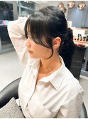 韓国柏顔周り縮毛矯正髪質改善レイヤー韓国ボブメルティくびれ