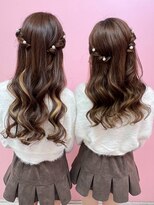 シーズン 大阪(SEASON)&nbsp;【ヘアセット】ハーフツイン/カジュアルアレンジ/梅田駅