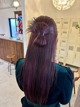 クヌット(knuto) ハーフアップ×タイト