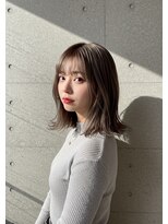 エル 新小岩(elu)&nbsp;美髪/ワイドバング/レイヤーカット/くすみベージュ/新小岩駅