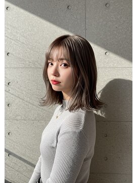 エル 新小岩(elu) 美髪/ワイドバング/レイヤーカット/くすみベージュ/新小岩駅