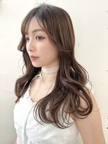 ヘアラウンジ ビーチ 青山 外苑前(hair lounge BEACH) ゆるふわツヤモテやわらかブラウンベージュ