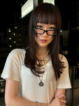 ベレーザ 渋谷(BELEZA) 13942黒髪オリーブグレージュ髪質改善ストレート暗髪レイヤー