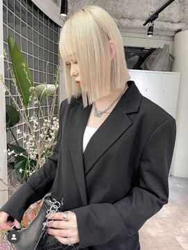 ペレ アネックス 大阪梅田茶屋町店(PELE ANNEX) ミディアムヘア/暗めカラー/グランマッシュ/梅田