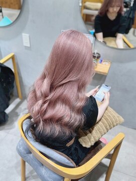 チェレ アズーリ 狭山店(Chere azuri) ピンクベージュ・ケアブリーチ・ピンクカラー・