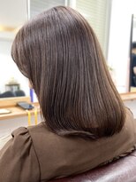 ランプ(Lamp)&nbsp;くびレイヤーグレーベージュニュアンスカラー白髪染め白髪ぼかし