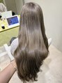 ラフィス ヘアー ロッサ 茨木店(La fith hair rosa) ブリーチ1、2回必須!透明感たっぷりのミルクティカラー♪