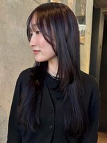 プロス(Pros)&nbsp;表参道/ブリーチなし／レイヤーカット/ヘアセット