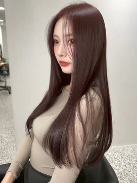 クイーン バイ ノイズ 西院(QUEEN by noism) ナチュラルレイヤートレンドカラー韓国風シースルーバング