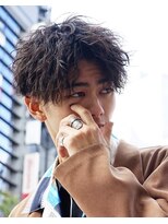 アストラ(ASTRA)&nbsp;MEN’S HAIR/波巻きツイストスパイラル/リバースセンターパート