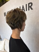 ブランカヘアー 西尾(BLANCA HAIR)&nbsp;大人くびれショート×オリーブベージュ