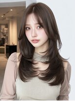 リンク(Link Hair&Spa)&nbsp;【ワンホンレイヤー】くびれレイヤー/グレージュブラウン