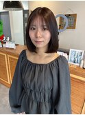 20代30代大人かわいいボブアッシュブラウン