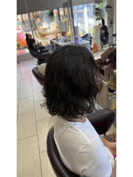 アース 土気あすみが丘店(HAIR&MAKE EARTH) ボブカットのパーマヘア