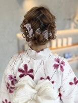 ブラン バイ アールオー(Blan by Ro)&nbsp;浴衣着付け×ふわふわヘアアレンジ