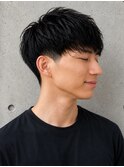 メンズ シースルーマッシュ ハンサムショート 韓国マッシュ