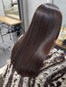 《自然なストレート》美髪縮毛矯正＋カット　￥16500→￥13900