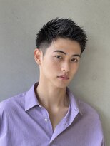 リア トーキョー(Lia TOKYO)&nbsp;【工藤武士】爽やかアップバング刈り上げメンズショートスタイル