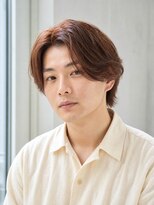 ネルヘアー 緑地公園(Nel.hair)&nbsp;艶ブラウンのセンターパート