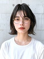赤れんがアネックス(ANNEX)&nbsp;外ハネボブハッシュカット20代30代40代50代ミディアムボブ