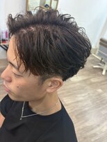 ナチュラル 南越谷店(Natural)&nbsp;大人の色気◎かき上げセンターパート×ツーブロック