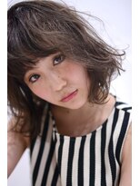 ミラバイグリーン(Mira by green)&nbsp;”gray ash”×”nuance perm”☆-medium-#1