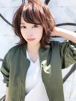 ビグディーサロン(BIGOUDI salon koshien)&nbsp;【ISAACBLANCO】外ハネふんわりボブ