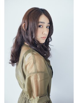 アトリエサニーデイ(atelier SUNNY DAY) ピンクブラウン/大きめウェーブ/パーマ/艶髪ロング