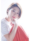 【Taylor】 流しバング×アゴラインショートボブ