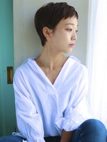 バース(BIRTH)&nbsp;天神【 BIRTH 】ショートバング × 耳かけサイドスタイル 3