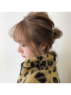 ボタン テンジン(VOTAN tenjin) 【votan 北村】結んでも可愛い前髪☆ベージュカラー