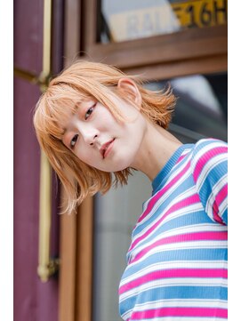 ケイト(kate) 【kate 】☆大宮 オレンジベージュ×外ハネボブ